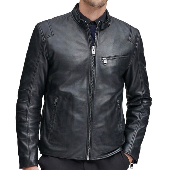 Andrew Marc Other - Andrew Marc Black Leather Moto Jacket SZ M
